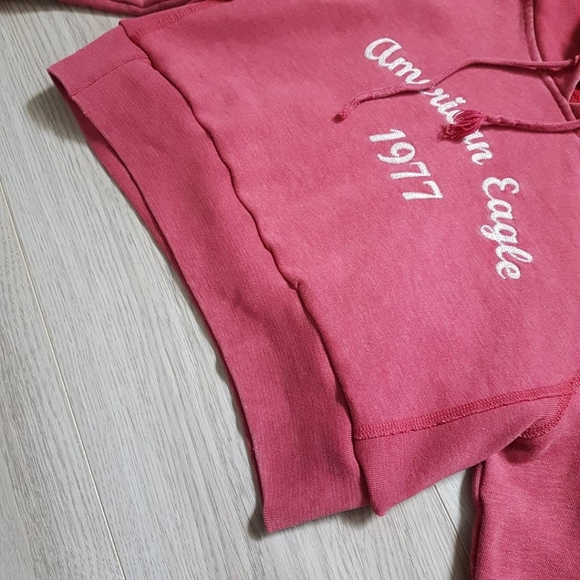 Cropped American Eagle reworked hoodie - Picture 5 of 10
